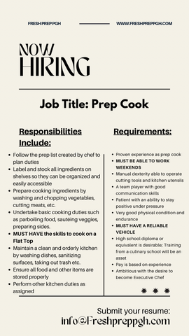 Prep Cook