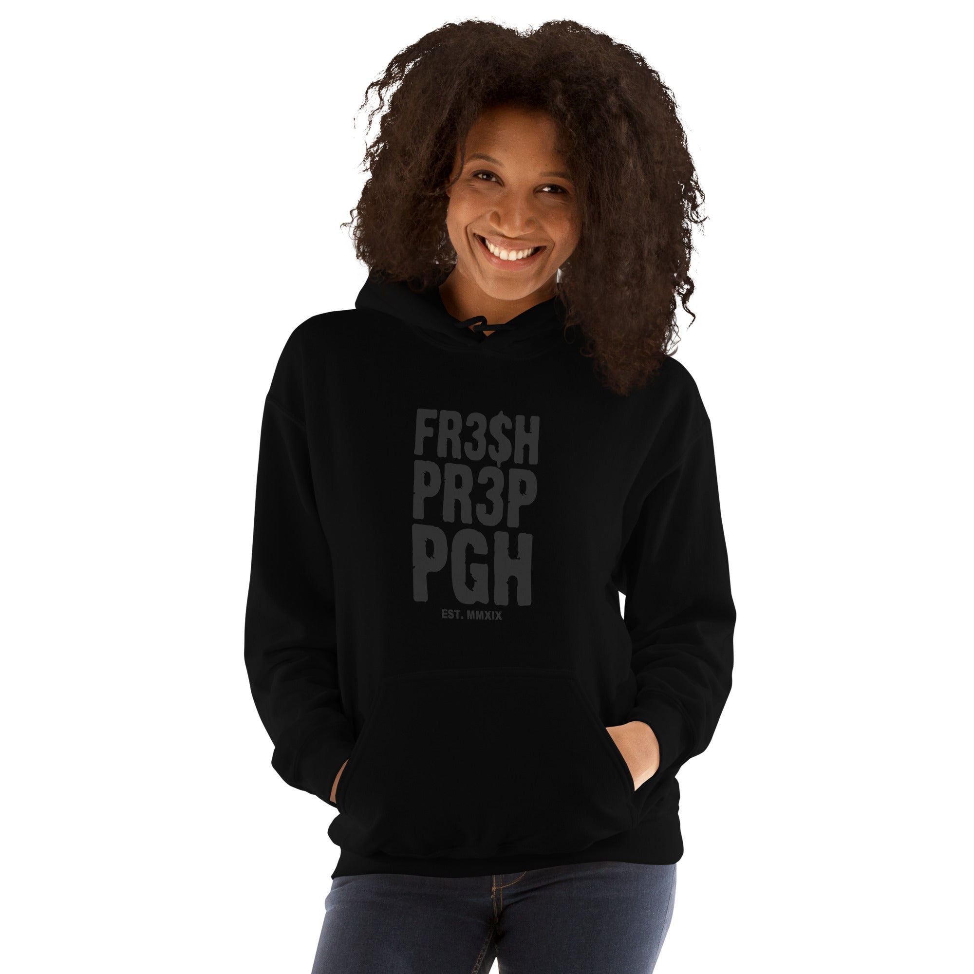 Unisex FR3$H PR3P 2023 Est. Hoodie