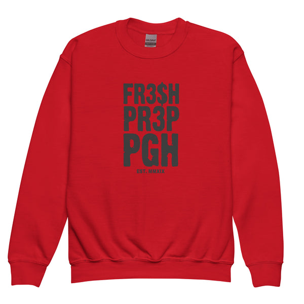 Kids FR3$H PR3P EST. Crewneck Sweatshirt