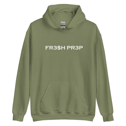 FR3$H PR3P Signature Hoodie (White Print)